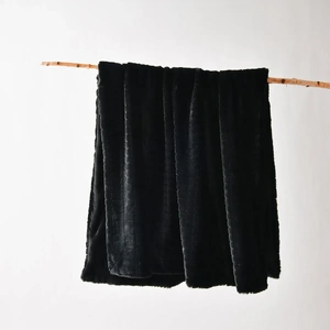 Bianca Tambar Faux Fur Throw Rug