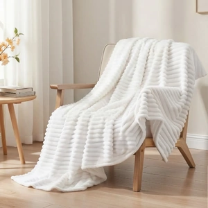 Throw Blanket Fleece Soft Lightweight Cozy Sofa Couch Bed Throw