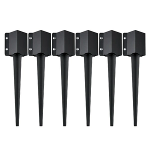 VEVOR Fence Post Anchor Ground Spike Metal Fence Stakes