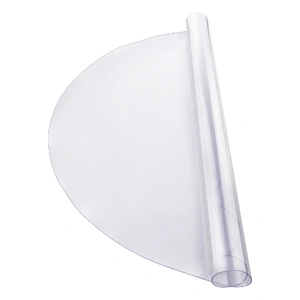 VEVOR Plastic Table Cover, 2.0 mm Thick Clear Table Protector, Round PVC Desk Mat, Waterproof & Easy Cleaning Desk Pad Tablecloth, for Of