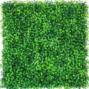 VEVOR Artificial Boxwood Panels, 20"x20" Boxwood Hedge Wall Panels, PE Artificial Grass Backdrop Wall 1.6"", Privacy Hedge Screen for Decoratio