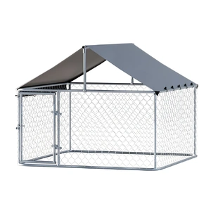i.Pet Dog Kennel Large House Pet Run Cage Puppy Outdoor Enclosure With Roof