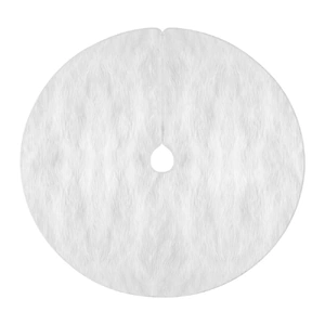 Christmas Tree Skirt Plush Xmas Fluffy Ornaments Decor White