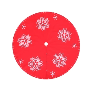 Christmas Tree Skirt Snowflake Ornaments Party Decorations