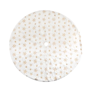 Christmas Tree Skirt Snowflake Ornaments Xmas Decorations