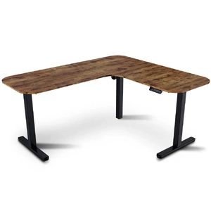 Corner Standing Desk 72 Sit Stand Up Electric Height Adjustable Style Desktop Frame
