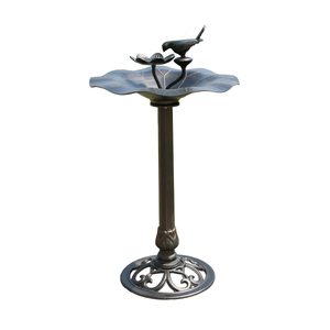 Lotus bird bath
