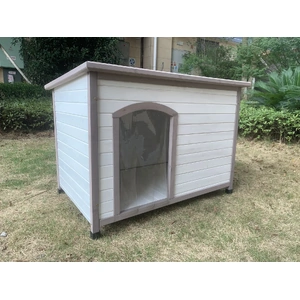 Timber Pet Dog Kennel House Puppy Wooden Timber Cabin Stripe