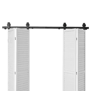 Bi Folding Sliding Barn Door Hardware Track Kit Top Mount Track Kit Slide Smoothly