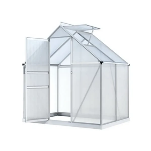 Fingers Greenhouse Aluminium Polycarbonate Premium Garden Storage Shed