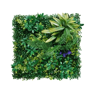 VEVOR Artificial Grass Wall Panels Inch 3D Combination Greenery Boxwood Panel Indoor Outdoor Decor