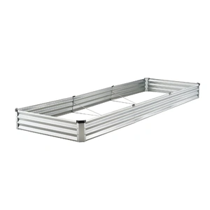 VEVOR Metal Raised Garden Bed Ft Outdoor Galvanized Planter Box Open Bottom Planter Raised