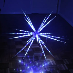 Samland 160 LED Blast Ice Star Ball Christmas Light Decoration &