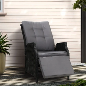 Recliner Chair Sun lounge Setting Outdoor Furniture Patio Wicker Sofa
