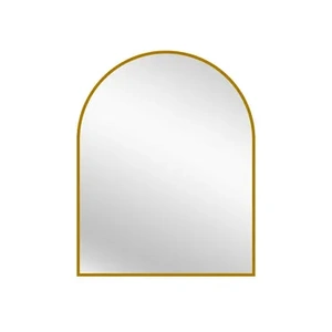 Black Metal Arch Mirror
