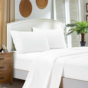 1000TC Ultra Soft Super King Bed Flat & Fitted Sheet Set