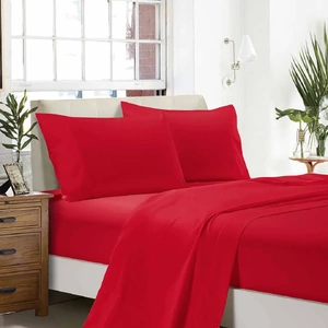1000TC Ultra Soft King Bed Flat & Fitted Sheet Set