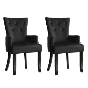 Dining Chairs Velvet French Provincial Armchair