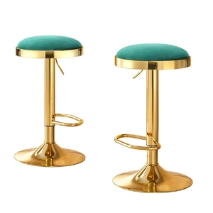 Bar Stools Kitchen Dining Chairs Velvet Padded Stool