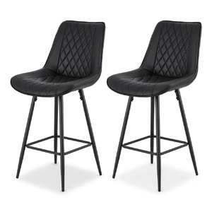 Bar Stools Kitchen Dining Chair Counter Stool Diamond PU Leather