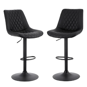 Bar Stools Kitchen Swivel Gas Lift Counter Chair Diamond Leather
