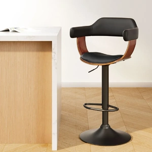 Bar Stools Gas Lift Leather withArmrest All