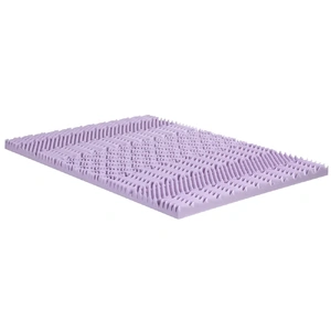 Memory Foam Mattress Topper Lavender Infused Bamboo Cover 7-Zone