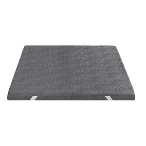 Memory Foam Mattress Topper Gel Dual Layer Foam Bamboo
