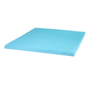 Memory Foam Mattress Topper Gel Egg Crate Foam Bamboo
