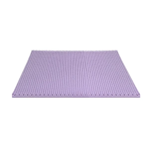 Memory Foam Mattress Topper Lavender Infused Egg Crate Pad Mat