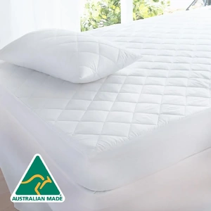Luxor Aus Made Fully Fitted Cotton Quilted Mattress Protector ( )
