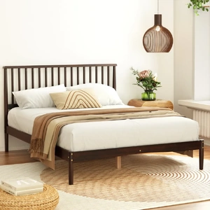 Bed Frame Wooden Base Mattress Platform Timber VISE