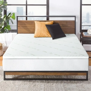Memory Foam Mattress Topper Cool Gel Bed Mat Bamboo