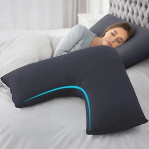 V Shape Pillow Boomerang Nursing Body Cushion
