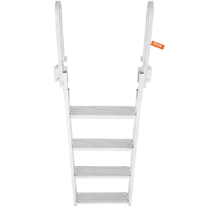 Vevor Dock Ladder Flip UP 4 Steps Load Capacity Aluminum