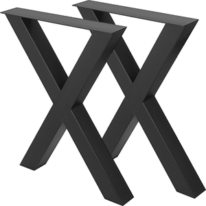 Vevor Set 2 Steel Table Legs Height Wide Dining Table