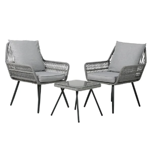 Outdoor Furniture Bistro Set Lounge Setting Chairs Table Patio
