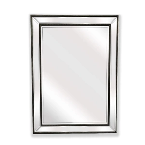 Beaded Framed Mirror Rectangle
