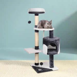 I Pet Cat Tree Tower Scratching Post Scratcher Wood Condo