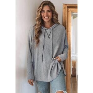Azura Exchange Relaxed Drawstring Hooded Sweater
