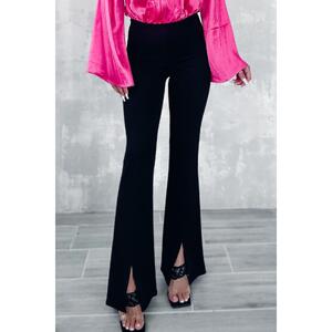 Azura Exchange Flare Bottom Pants with Split Front