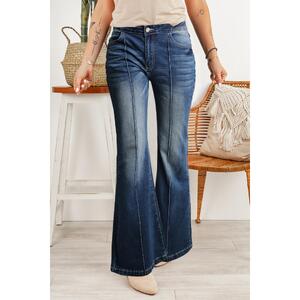 Azura Exchange Central Seam Stitching Wide Leg Jeans