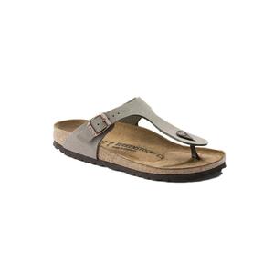 Anatomically Shaped Cork-Latex Sandals with Metal Buckle