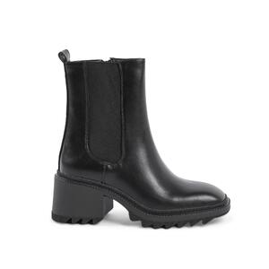 Synthetic Leather Ankle Boot with 6cm Heel