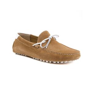 Suede Loafers with Rubber Soles
