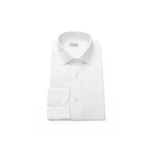 Bagutta Men's White Cotton Shirt