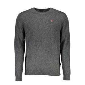 Napapijri Men's Gray Wool Shirt