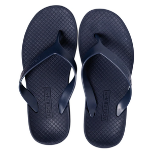 ARCHLINE Flip Flops Orthotic Thongs Arch Support Shoes Footwear - Navy