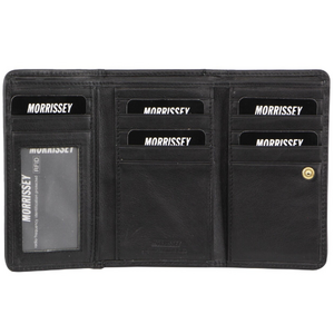 Morrissey RFID Womens Leather Wallet Coin Clutch Purse Organiser