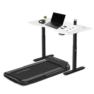 V - FOLD Treadmill with ErgoDesk Automatic Standing Desk 1500mm Black